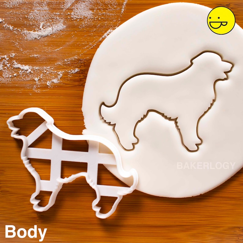 Leonberger Dog Silhouette cookie cutter - Bake cute dog treats f Leonberger Dog Silhouette cookie cutter - Bake cute dog treats f
