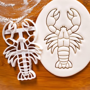 Lobster cookie cutter | crevices crustaceans biscuit biscuits cutters nautical beach lobsters ocean crustacean marine sea sealife |Bakerlogy