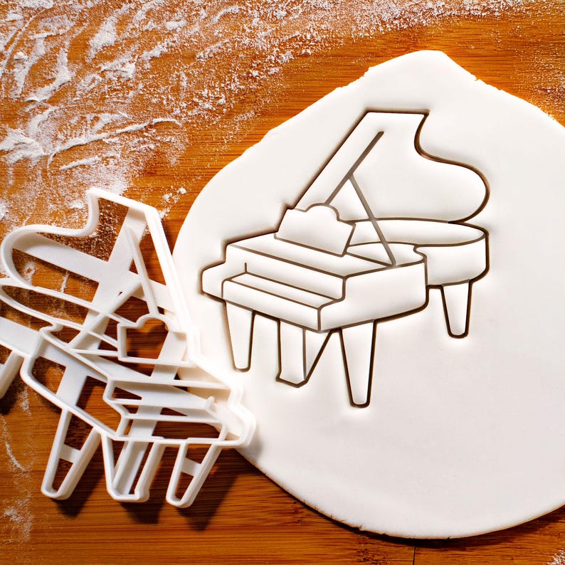 Piano Cookie Cutter – Musical Instrument Shape for Concert, Orchestra ...