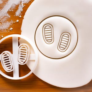 Astronaut Footprints cookie cutter - space galaxy themed birthday party