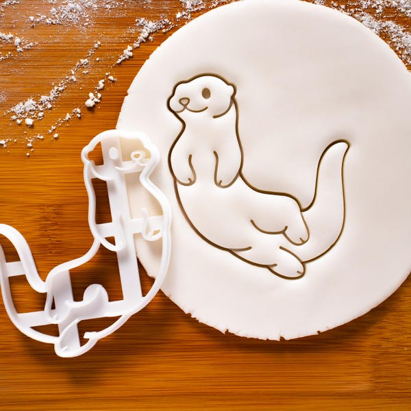 Sea Otter Cookie Cutter | Marine Animal Biscuit Cutter
