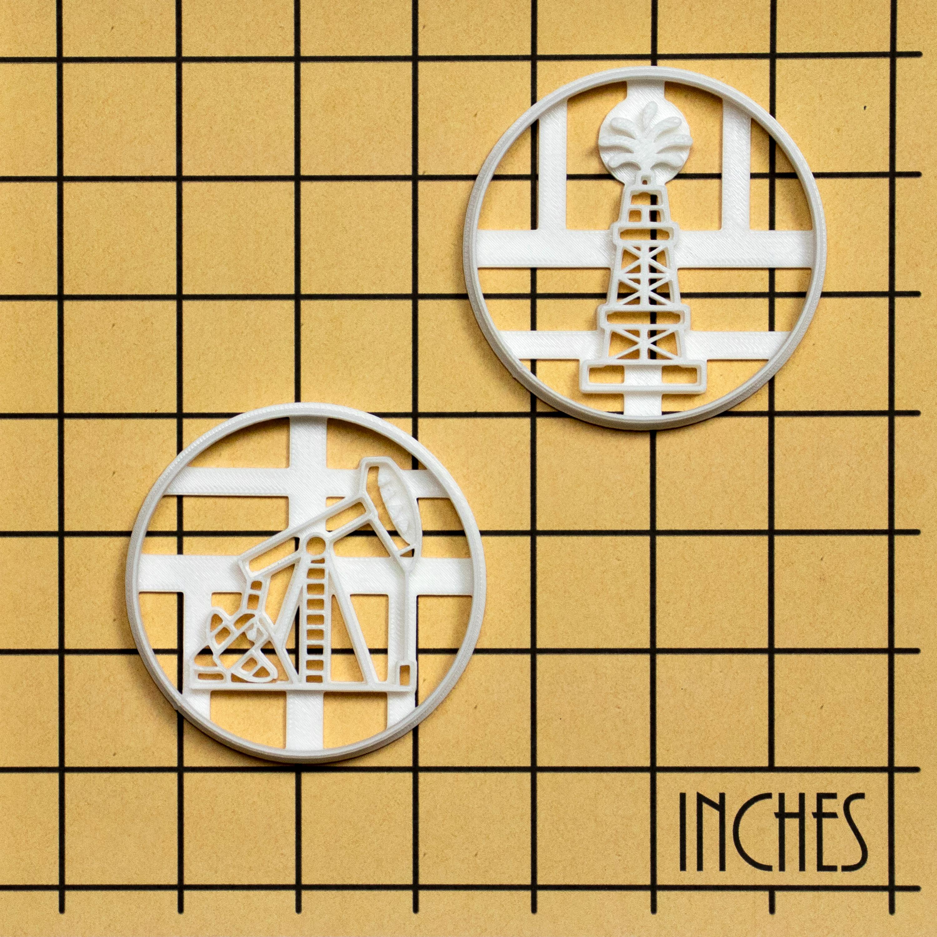 Oil Rig Cookies Oil Pumpjack Cookie Cutter: Drilling Rig Design, Petroleum Engineer ...