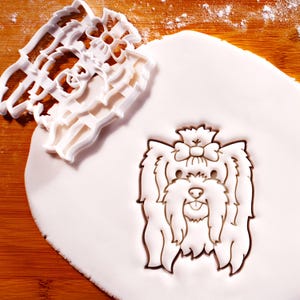 Yorkshire Terrier Cookie Cutter (Face): Yorkie Dog Treats
