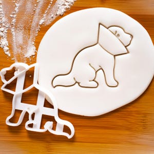 Dog Cone of Shame Cookie Cutter: Veterinary Pet Recovery Baking Tool