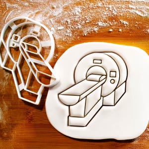 MRI Machine Cookie Cutter: Medical Radiology Baking Tool