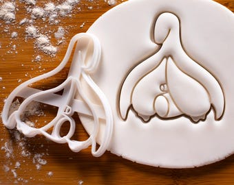 Clitoris Anatomy cookie cutter | Bakerlogy biscuits cookies cutters