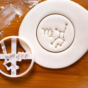 Virgo Zodiac Cookie Cutter: Astrology Horoscope Star Sign Birthday Constellation Baking