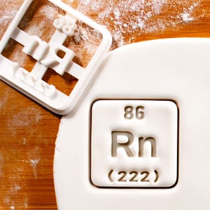 ラドン周期表元素クッキーカッター（Rn） - 放射性科学をテーマにしたハロウィンパーティー