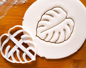 Monstera Leaf Cookie Cutter: Swiss Cheese Plant, Houseplant Gardening Theme