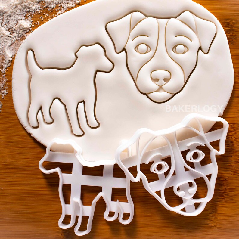 Jack Russell Terrier Cookie Cutter Dog Biscuit Clay Fox Etsy UK