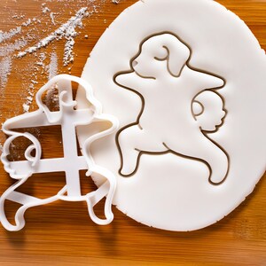 Yoga Dog Cookie Cutter: Warrior Pose 2, Puppy Treats & Canine Baking