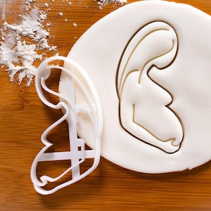 Foremka do ciastek z informacją o ciąży | Bakerlogy fondant clay foremki do ciastek O&G prenatalna położnicza ginekologia ciąża płód ciąża