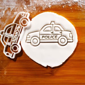 Police Car Cookie Cutter - Bake Your Law Enforcement Appreciation Treats!