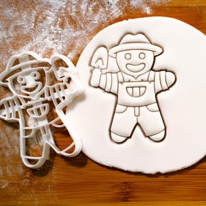 Gingerbread Gardener Cookie Cutter – Farm Theme Baking, Harvest & Country Party