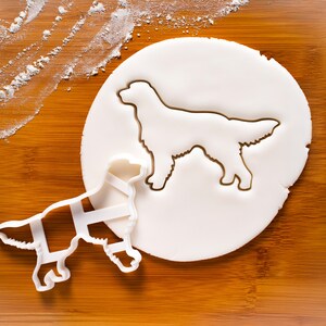Irish Red und White Setter Ausstechform (Ganzkörper): Hunde Leckerli Form