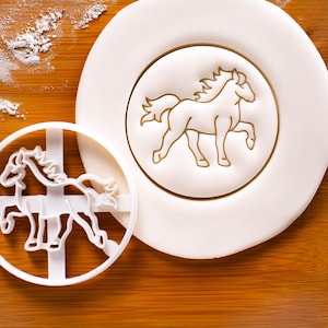 Koekjesvorm tolting IJslands paard - Paardrijkoekjes voor verjaardagsfeestje met boerderijdieren