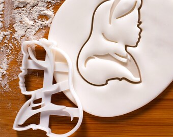 Alice Kingsley Cookie Cutter - Alice Adventures in Wonderland themed tea party - Dishwasher Safe