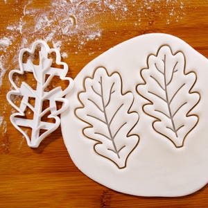 "Ausstechform ""Eichenblatt"" - Ausstechform Weihnachten Party Winter Weihnachten Ausstechform festlich Feier."