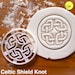 Celtic Shield Knot cookie cutter | Bakerlogy biscuit cutters protection nordic runes Icovellavna viking battle art patterns symbol Celts 