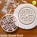 Celtic Shield Knot cookie cutter | Bakerlogy biscuit cutters protection nordic runes Icovellavna viking battle art patterns symbol Celts 
