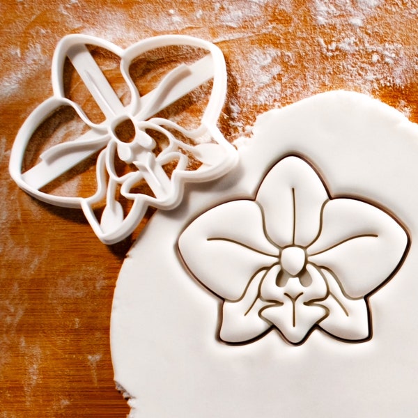 Orchid Flower Cookie Cutter - Perfect Gift for Plant Enthusiasts, Horticulturists, and Home Gardeners! Bloom Your Baking Creativity!