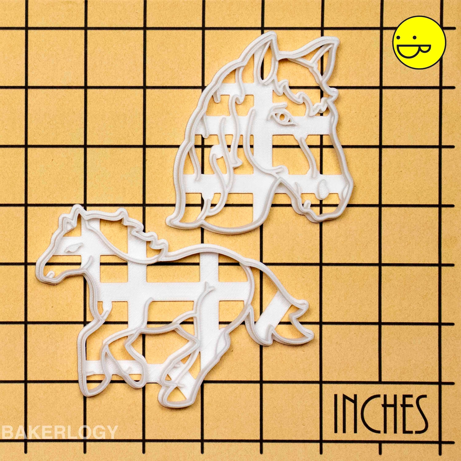 Horse Head Cookie Cutter Bakerlogy Biscuit Cutters Jockey Etsy UK