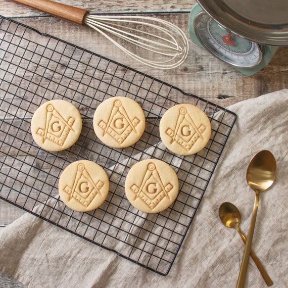 Coupe Biscuits Masonic Square Et Compass Franc Maconnerie Etsy