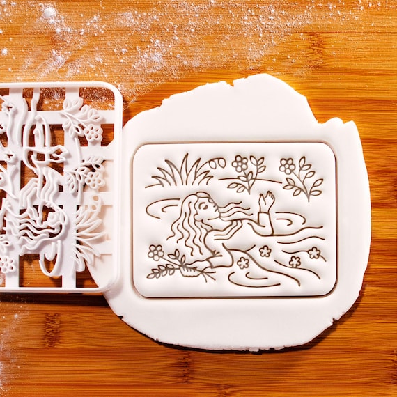 Ophelia Cookie Cutter – Inspired by Millais’ Pre-Raphaelite painting & Shakespeare's Hamlet Literature