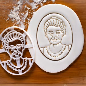 Marie Curie Cookie Cutter: Female Scientist Portrait, STEM & Chemistry Gift