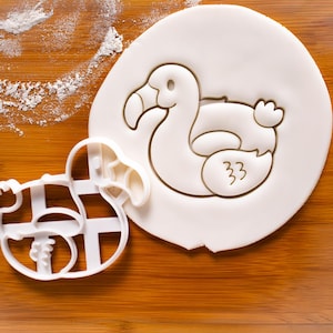 Flamingo Float cookie cutter - nautical summer birthday pool party