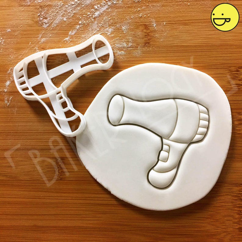 Hair Dryer Cookie Cutter Hairdryer Biscuit Cutters Blow Etsy