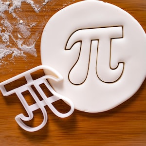 Pi Cookie Cutter - Mathe Symbol Backwerkzeug, Pi Day, Lehrer & Geeky Leckereien