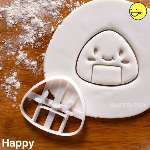 Onigiri Rice Ball Cookie Cutter Happy お握り 御握り おにぎり お結び Etsy 日本