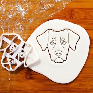 Doberman Pinscher Face Cookie Cutter: Dog Treat Baker