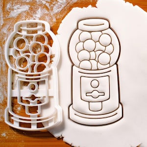 Gumball Machine Cookie Cutter: Carnival Party Favors
