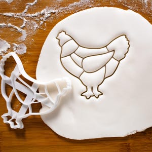 Chicken cookie cutter | Butcher's guide to chicken cuts | other meat chart available | Bakerlogy