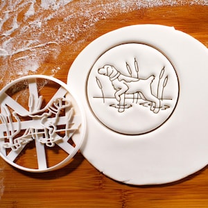 Foremka do ciastek w kształcie psa rasy pointer: foremka na przysmaki dla psa myśliwskiego Vizsla