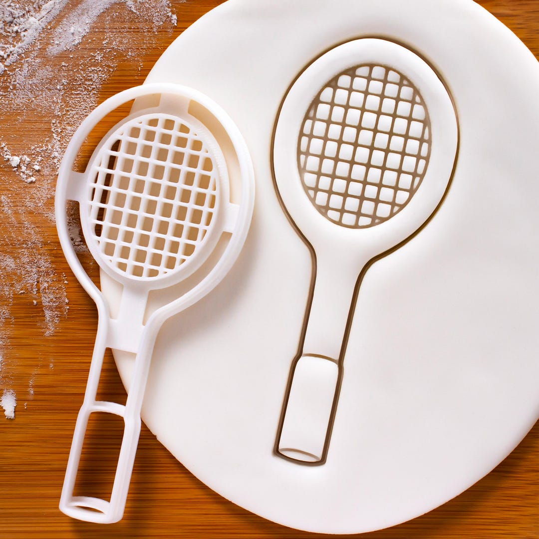 Baking Racket Badminton Racket Cookie Cutter – Sports Theme Baking Tool for Players ...