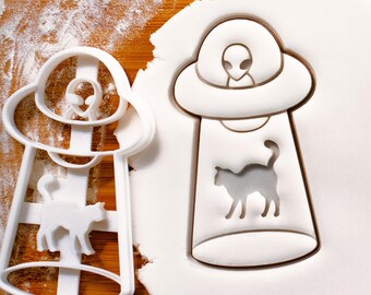 UFO猫誘拐クッキーカッター：地球外ハロウィーンのお菓子