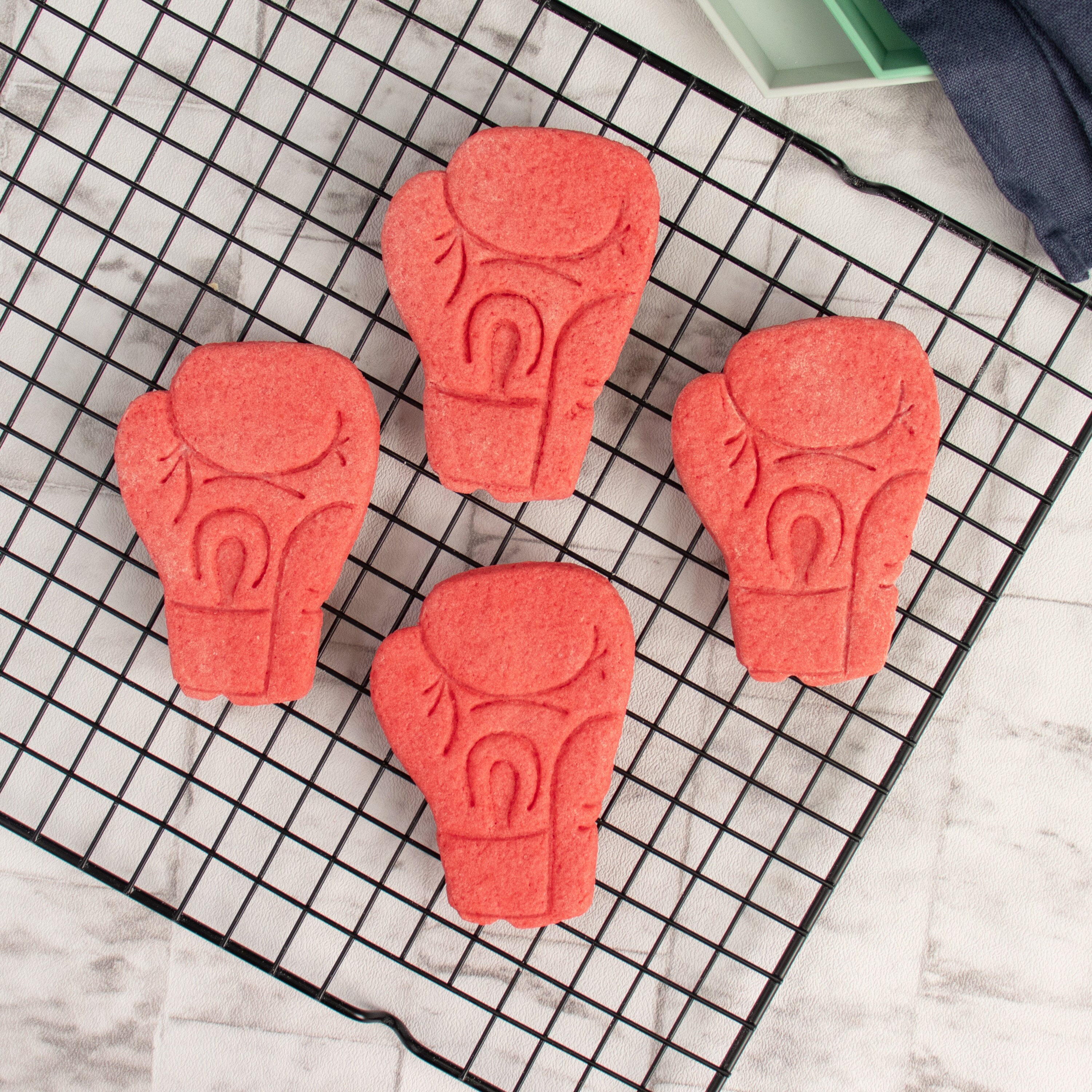 Boxing Glove Cookie Cutter (palm View) – Sports Shape for Fitness ...