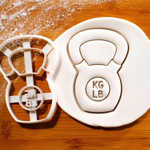 Kettlebell Cookie Cutter - Backen Sie Krafttraining Workout Kekse
