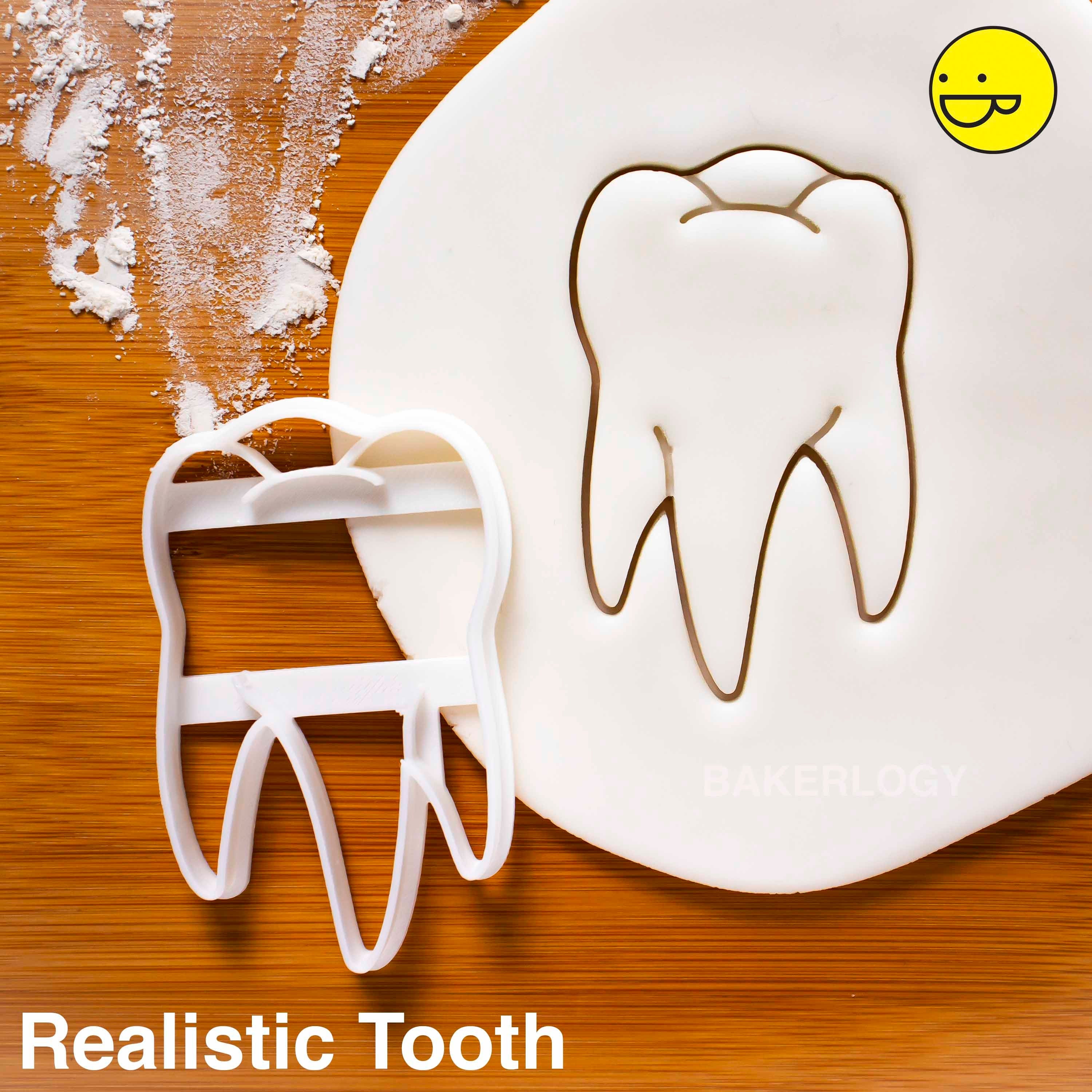 Clay Cutter Tooth Tin Cookie Cutter