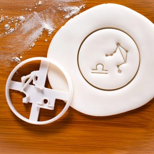 Cortador de biscoitos Libra | Bakerlogy cortadores de biscoitos horóscopo signo do zodíaco sol lua constelações astrológico astrologia celestial
