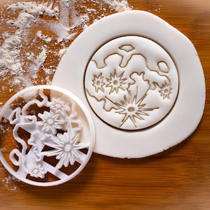 Moon Craters Cookie Cutter: Lunar Surface, Space Galaxy Baking