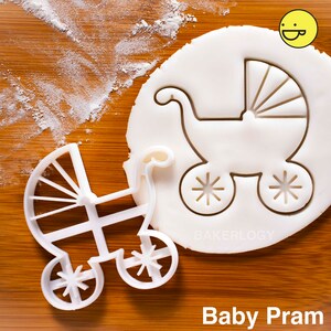 Baby Shower Cookie Cutter 3 items to choose from pram milk bottle new babies clothes biscuit cutters one of a kind ooak mother care 满月 Baby Pram