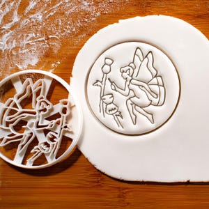 Woodland Fairy cookie cutter -  Enchanted forest party, Magical garden theme birthday, whimsical folklore
