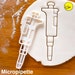 Micropipette cookie cutter | Microbiology Chemistry Biology Medicine pipette biscuit cutters cookies laboratory tool science pipettes pipet 