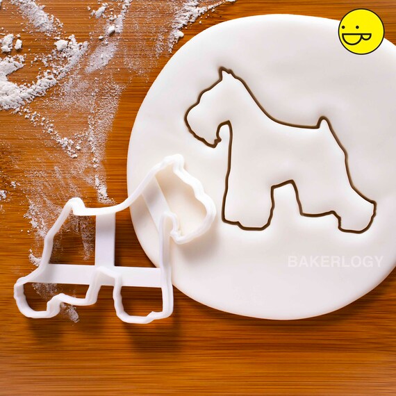 Schnauzer Cookie Cutter short Tail Biscuit Fondant Clay Cheese