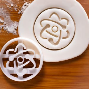 Ausstechform - Atomic Science Symbol - Ausstechform für Chemie- und Physik-Studenten