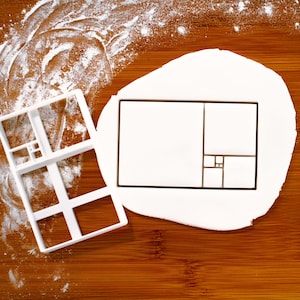 Fibonacci Tiling Cookie Cutter: Golden Ratio Math Design for Teachers & STEM Students